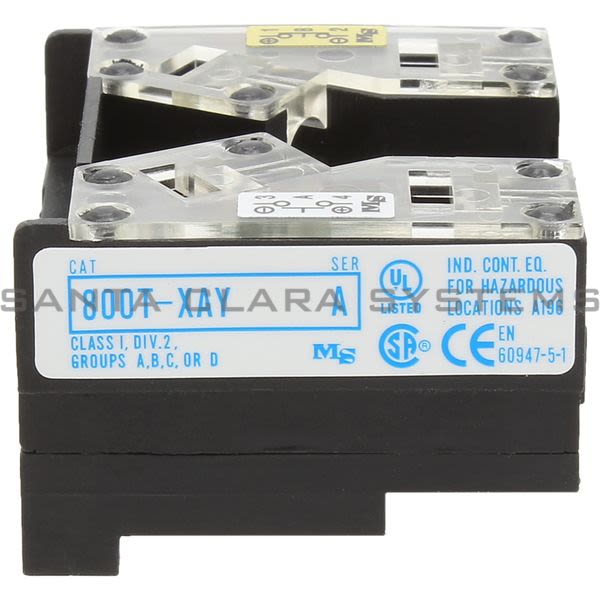 Allen Bradley 800T-XAY  Sealed Contact Block Product Image