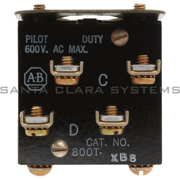 Allen Bradley 800T-XB8 Contact Block Product Image