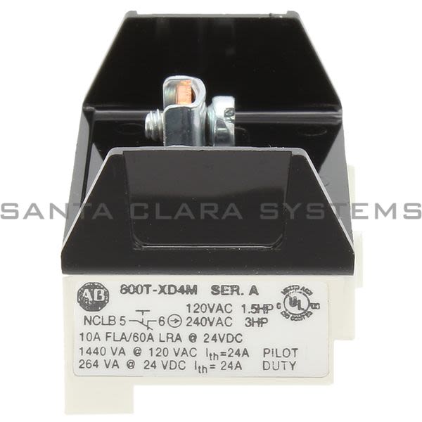 Allen Bradley 800T-XD4M Contact Block | Max Duty Product Image