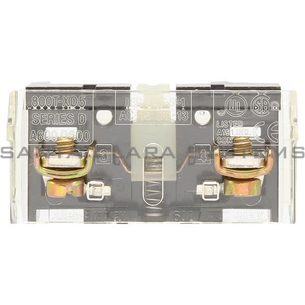 Allen Bradley 800T-XD5 Contact Block Product Image