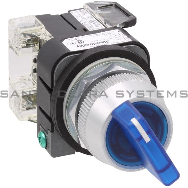 Allen Bradley 800TC-24HB2KB6AX Illuminated Selector Switch | Finger Safe Product Image