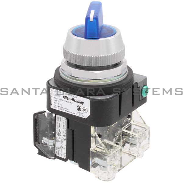 Allen Bradley 800TC-24HB2KB6AX Illuminated Selector Switch | Finger Safe Product Image