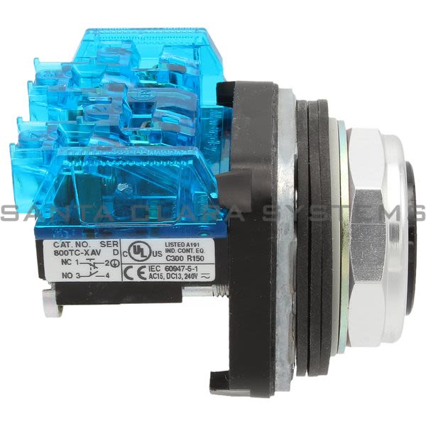 Allen Bradley 800TC-A2AV Pushbutton | Finger Safe Product Image