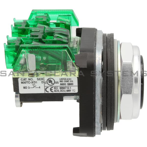 Allen Bradley 800TC-A2D1 Pushbutton | Finger Safe Product Image