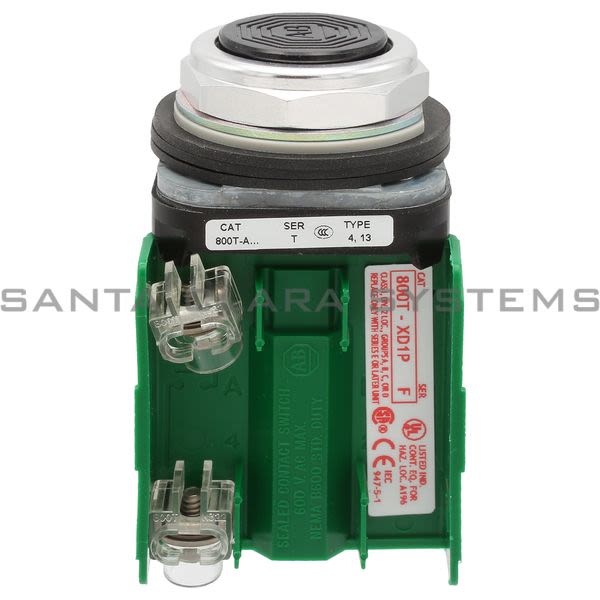 Allen Bradley 800TC-A2D1P Pushbutton | Finger Safe Product Image