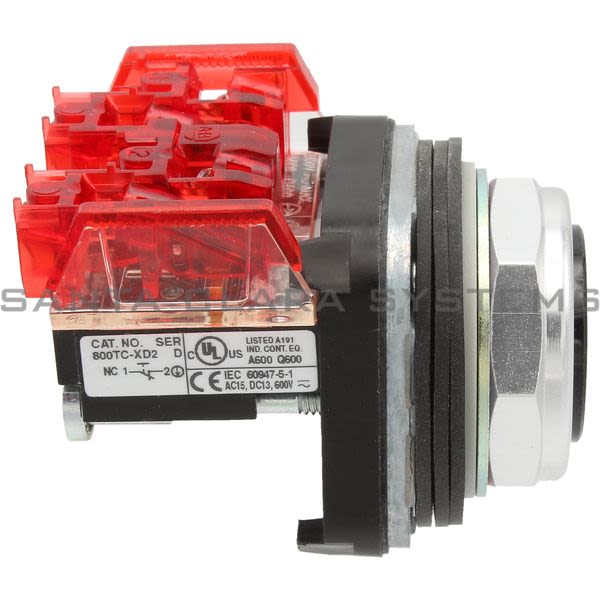 Allen Bradley 800TC-A2D2 Pushbutton | Finger Safe Product Image