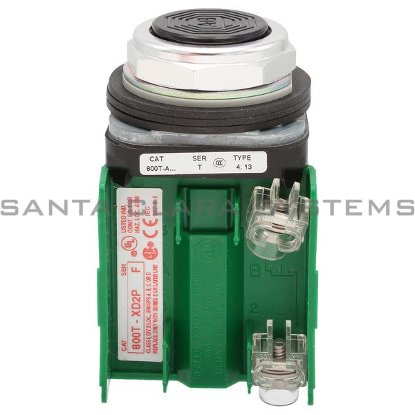 Allen Bradley 800TC-A2D2P Pushbutton | Finger Safe Product Image