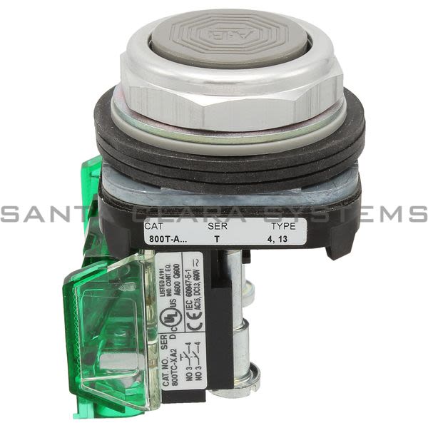 Allen Bradley 800TC-A4A2 Pushbutton | Finger Safe Product Image