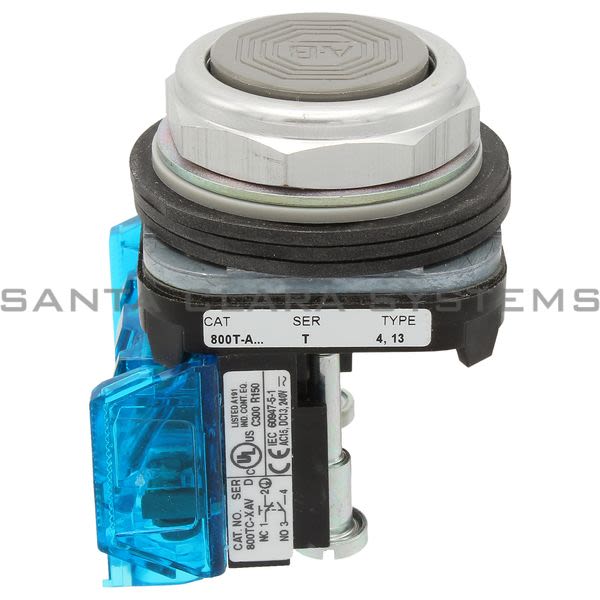 Allen Bradley 800TC-A4AV Pushbutton | Finger Safe Product Image