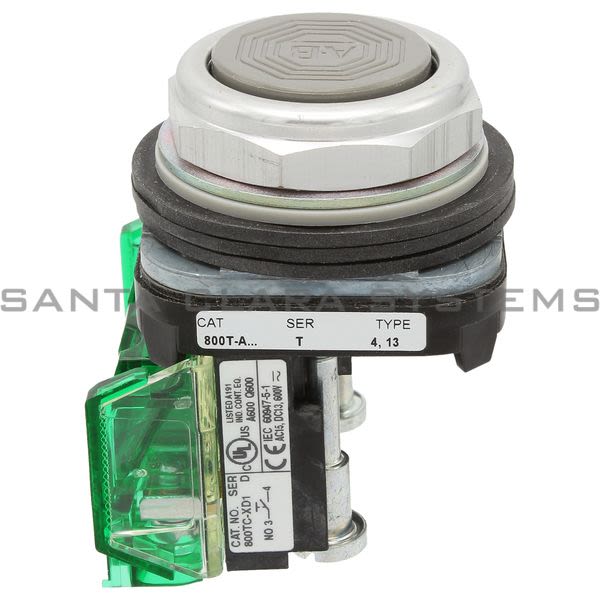 Allen Bradley 800TC-A4D1 Pushbutton | Finger Safe Product Image