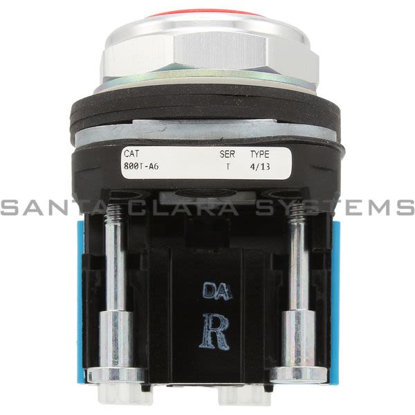 Allen Bradley 800TC-A6A4R Pushbutton | Finger Safe Product Image