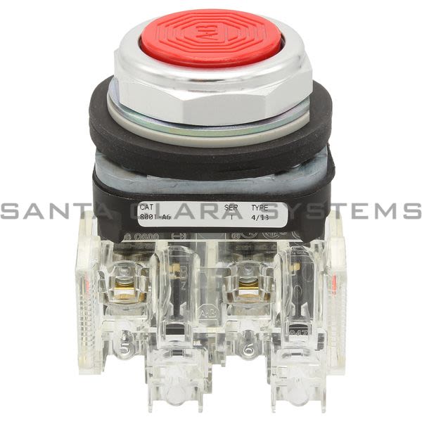 Allen Bradley 800TC-A6A7 Pushbutton | Finger Safe Product Image