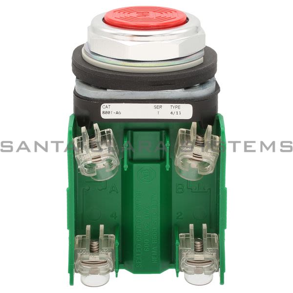 Allen Bradley 800TC-A6AP Pushbutton | Finger Safe Product Image