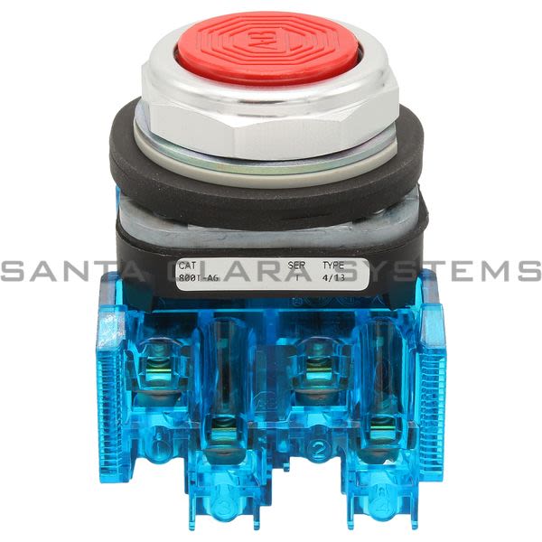 Allen Bradley 800TC-A6BV Pushbutton | Finger Safe Product Image