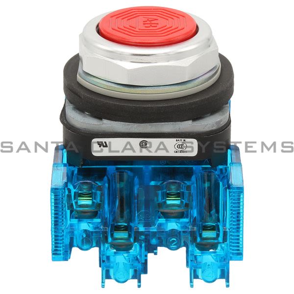 Allen Bradley 800TC-A6BV Pushbutton | Finger Safe Product Image