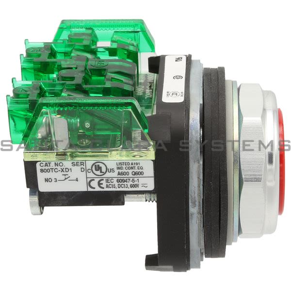 Allen Bradley 800TC-A6D1 Pushbutton | Finger Safe Product Image