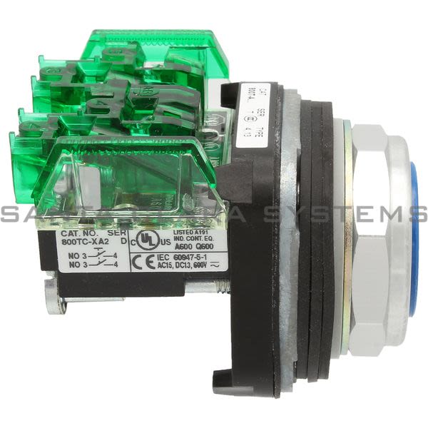 Allen Bradley 800TC-A7A2 Pushbutton | Finger Safe Product Image