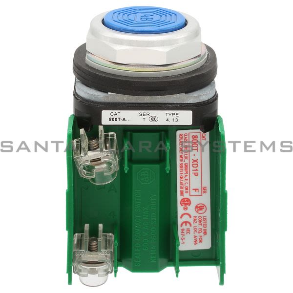 Allen Bradley 800TC-A7A2P Pushbutton | Finger Safe Product Image