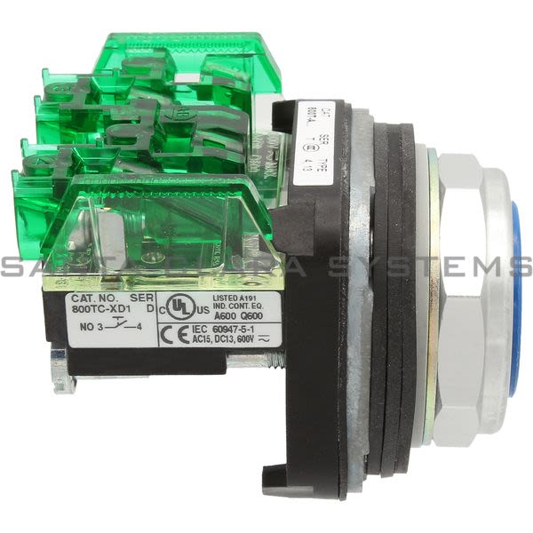 Allen Bradley 800TC-A7D1 Pushbutton | Finger Safe Product Image