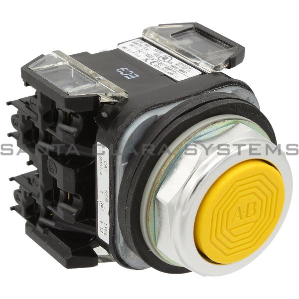 Allen Bradley 800TC-A9B Pushbutton | Finger Safe Product Image