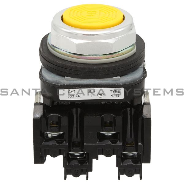 Allen Bradley 800TC-A9B Pushbutton | Finger Safe Product Image