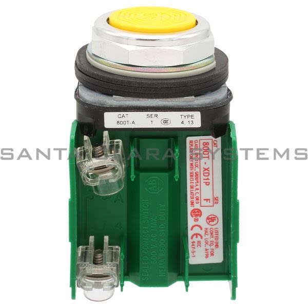 Allen Bradley 800TC-A9D1P Pushbutton | Finger Safe Product Image