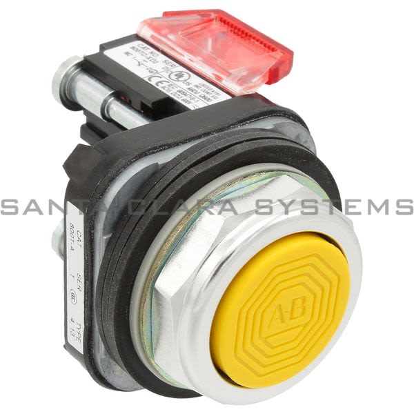 Allen Bradley 800TC-A9D2 Pushbutton | Finger Safe Product Image