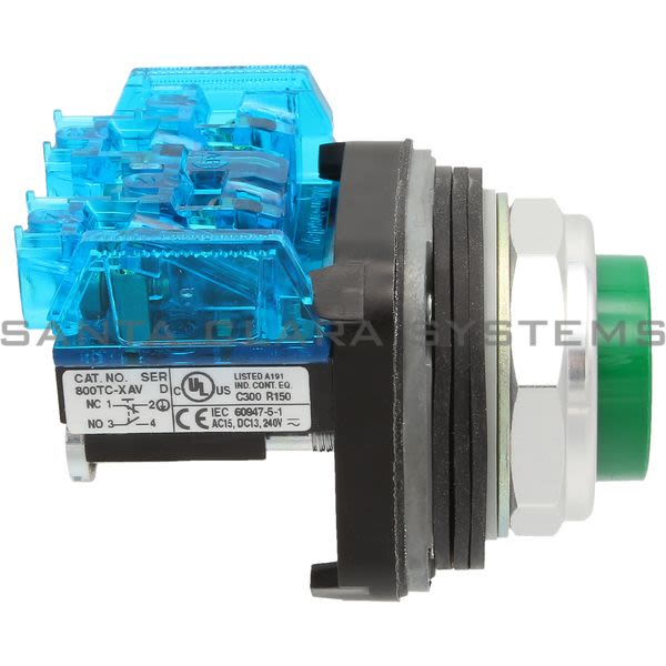 Allen Bradley 800TC-B1AV Pushbutton | Finger Safe Product Image