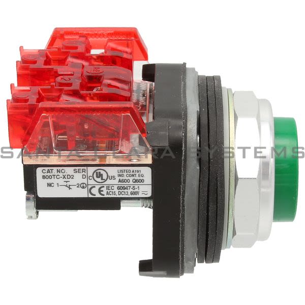 Allen Bradley 800TC-B1D2 Pushbutton | Finger Safe Product Image
