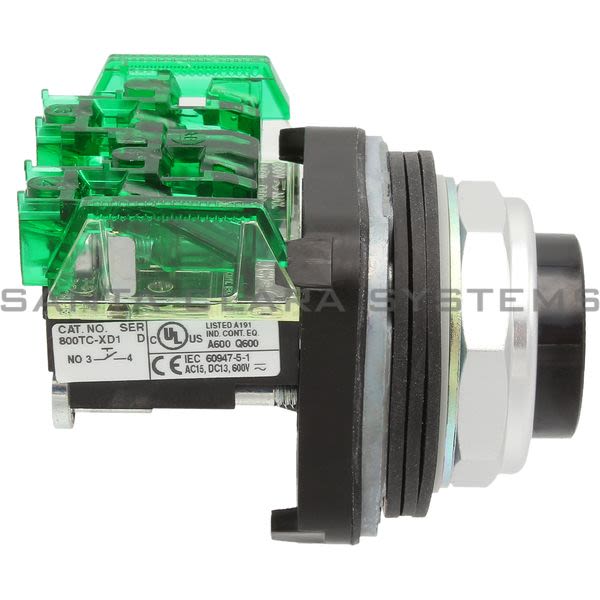 Allen Bradley 800TC-B2D1 Pushbutton | Finger Safe Product Image