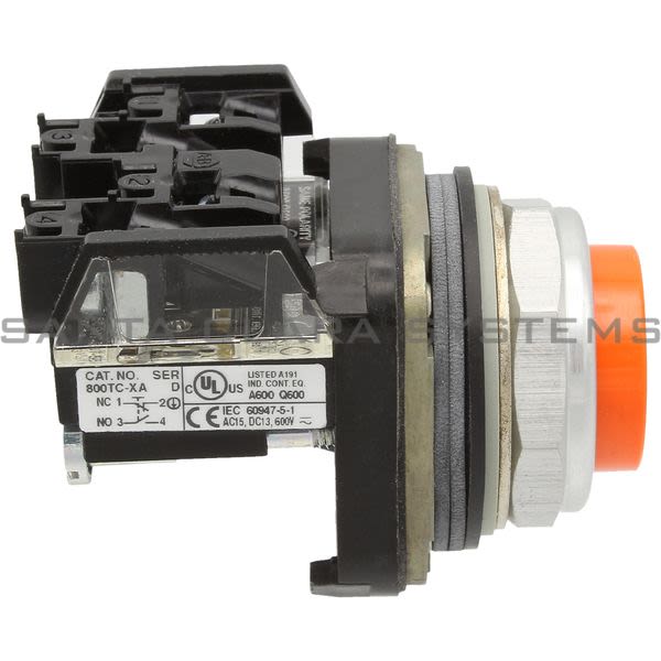 Allen Bradley 800TC-B3A Pushbutton | Finger Safe Product Image