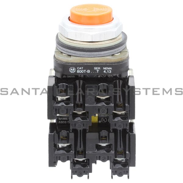 Allen Bradley 800TC-B3C Pushbutton | Finger Safe Product Image