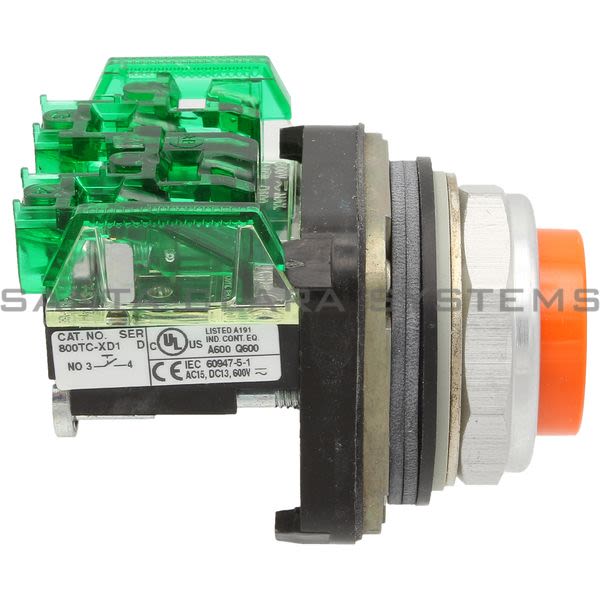 Allen Bradley 800TC-B3D1 Pushbutton | Finger Safe Product Image