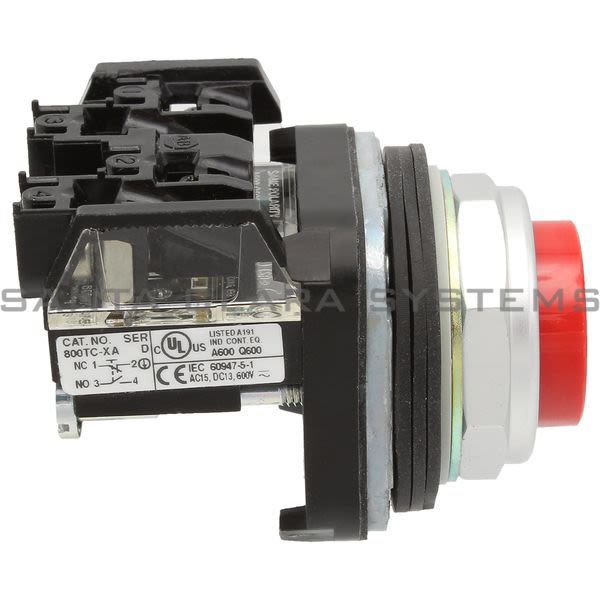 Allen Bradley 800TC-B6A Pushbutton | Finger Safe Product Image