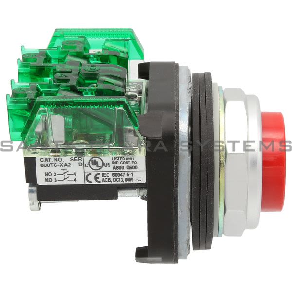 Allen Bradley 800TC-B6A2 Pushbutton | Finger Safe Product Image