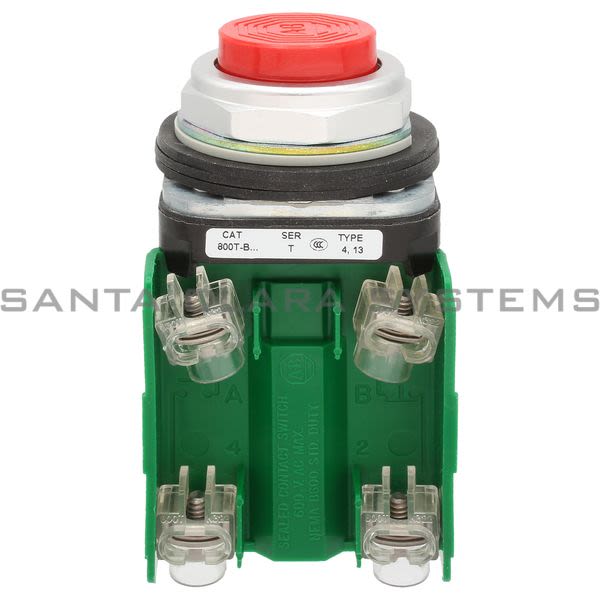 Allen Bradley 800TC-B6AP Pushbutton | Finger Safe Product Image