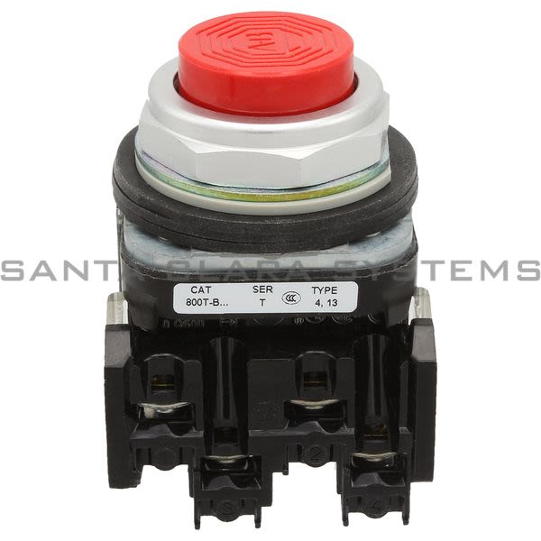 Allen Bradley 800TC-B6B Pushbutton | Finger Safe Product Image