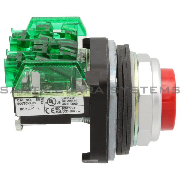Allen Bradley 800TC-B6D1 Pushbutton | Finger Safe Product Image
