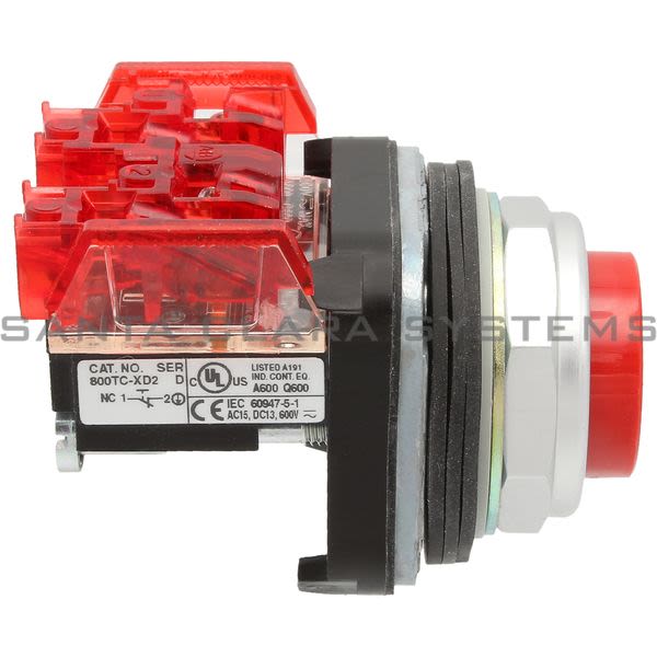 Allen Bradley 800TC-B6D2 Pushbutton | Finger Safe Product Image