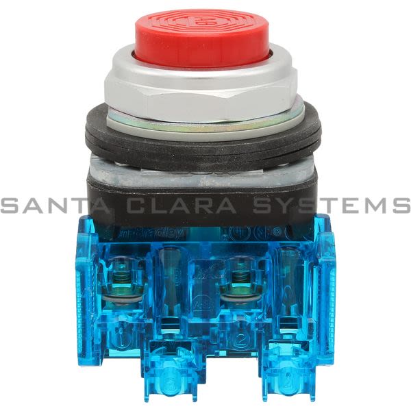 Allen Bradley 800TC-B6D2V Pushbutton | Finger Safe Product Image