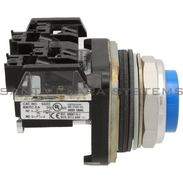 Allen Bradley 800TC-B7A Pushbutton | Finger Safe Product Image