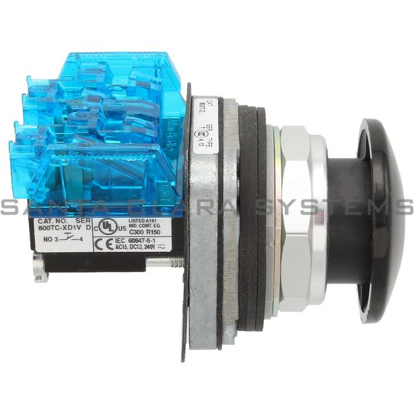 Allen Bradley 800TC-D2D1V Pushbutton | Finger Safe Product Image