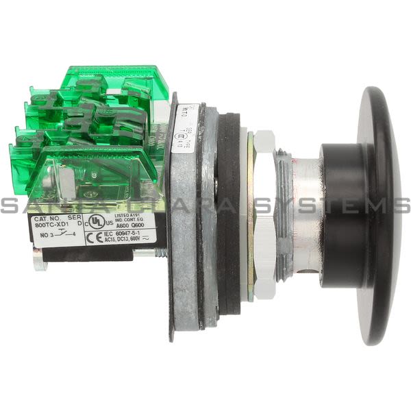 Allen Bradley 800TC-D2LD1 Pushbutton | Finger Safe Product Image