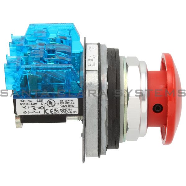 Allen Bradley 800TC-D6AV Pushbutton | Finger Safe Product Image