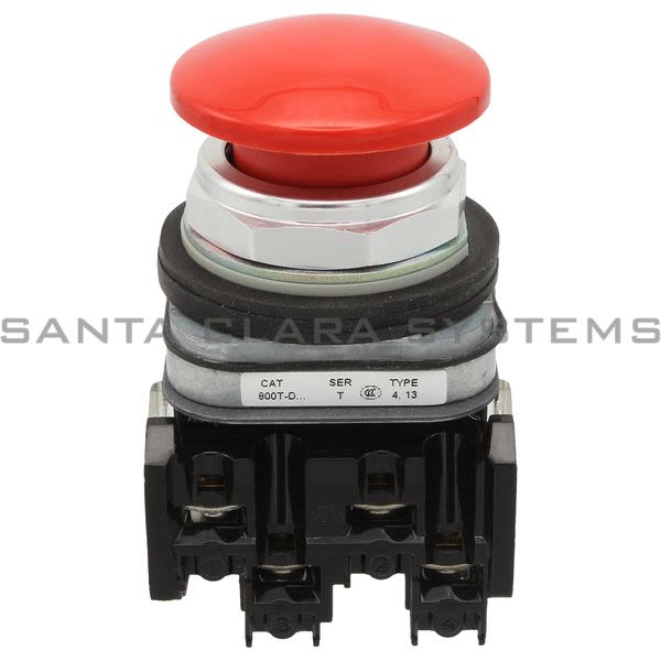Allen Bradley 800TC-D6B Pushbutton | Finger Safe Product Image