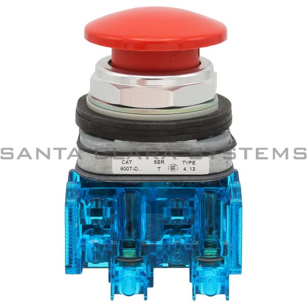 Allen Bradley 800TC-D6D1V Pushbutton | Finger Safe Product Image