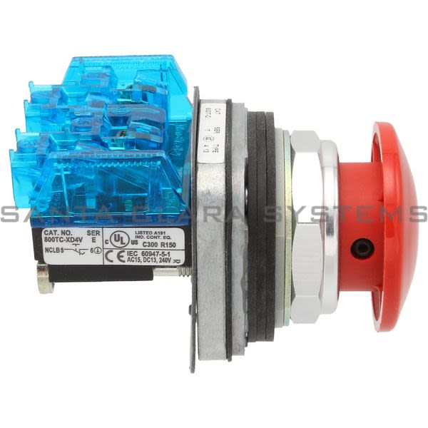 Allen Bradley 800TC-D6D4V Pushbutton | Finger Safe Product Image