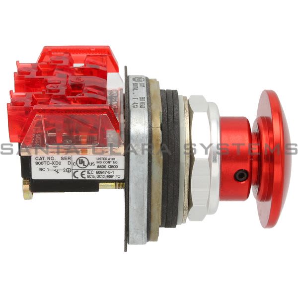 Allen Bradley 800TC-D6FD2 Pushbutton | Finger Safe Product Image