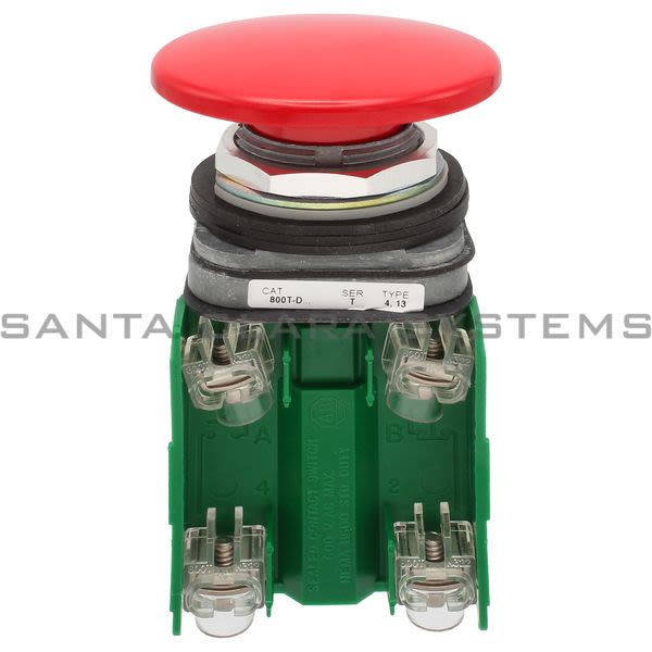 Allen Bradley 800TC-D6JBP Pushbutton | Finger Safe Product Image