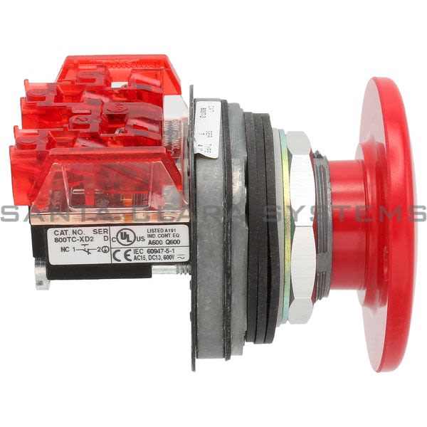 Allen Bradley 800TC-D6JD2 Pushbutton | Finger Safe Product Image